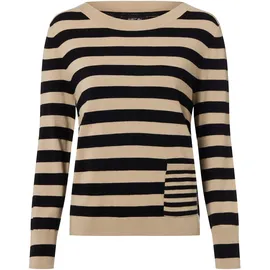 Marc Cain Strickpullover Beige / Schwarz 44