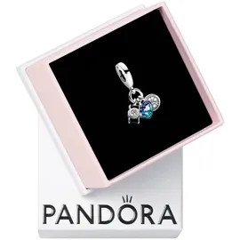 Pandora Kamera, Herz & Kompass Silber 792703C01