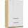 Rauch Drehtürenschrank MAINZ 136 x 210 x 54 cm Braun