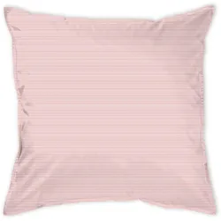Kissenbezug CURT BAUER "Bente", rosa (blush), B:80cm L:80cm, Mako-Brokat-Satin, Obermaterial: 100% Baumwolle, Kissenbezüge, Erscheinungsbild einer Mélange