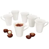 Mambocat Kaffeetasse 0,22 l Elfenbeinweiß 6 St.