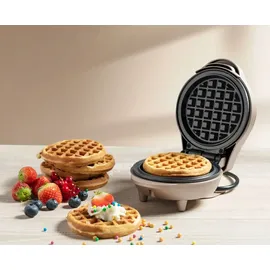 Bestron Mini Waffeleisen Hellbeige