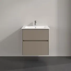 Villeroy & Boch Waschtischunterschrank 2 Auszüge 61,1 x 61 x 48 cm Taupe