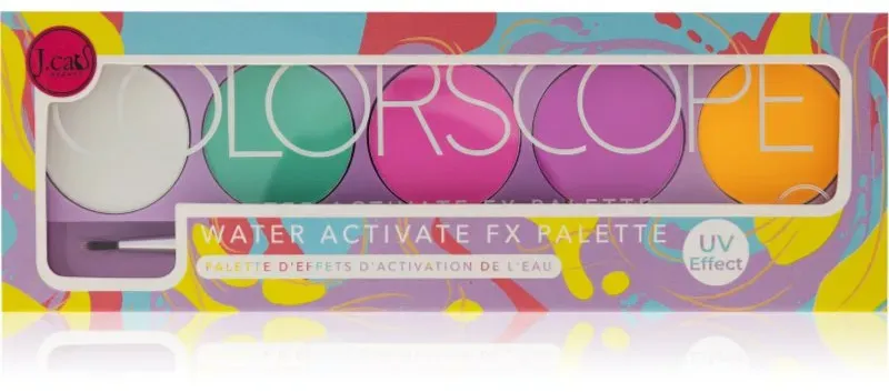 J.Cat Beauty ColorScope Palette für das Gesicht mit Pinselchen Farbton 102 Bright 5 g