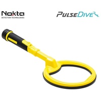 Nokta Metalldetektor PulseDive mit 20 cm Suchspule (gelb), Unterwasser Detektor gelb|schwarz