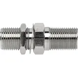 Axing CFA 26-02 Adapter, F Buchse/ F Buchse, mit Kontermutter Anschlüsse: F-Buchse, F-Buchse