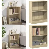 Vidaxl - Bücherregal Sonoma-eiche 60x24x76 Cm Holzwerkstoff - Buche Regal - Holzregal - Sideboard - Eiche Möbel - Wohnzimmer Einrichtung - Home & Living