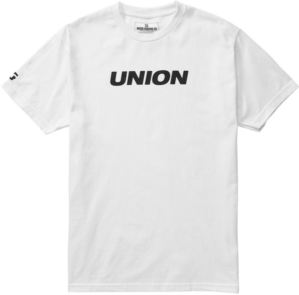 Union Uninvited Tee White T-Shirt Snowboard Brand weiß 2021, Größe: M