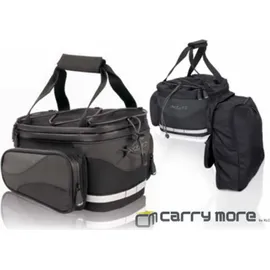 XLC Gepäckträgertasche Carry More schwarz/anthrazit