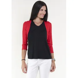 Seidel Moden V-Shirt Schwarz 42
