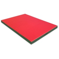 NiroSport Weichbodenmatte Turnmatte Gymnastikmatte 140 x 100 x 8 cm Fitnessmatte Schutzmatte (1er-Set), 8 cm Höhe rot