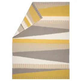 David Fussenegger Wohndecke Luca 'Bohomuster' 140 x 200 cm Hellgelb