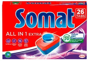 Preisvergleich Produktbild Somat ALL IN 1 EXTRA Spülmaschinentabs 26 St.