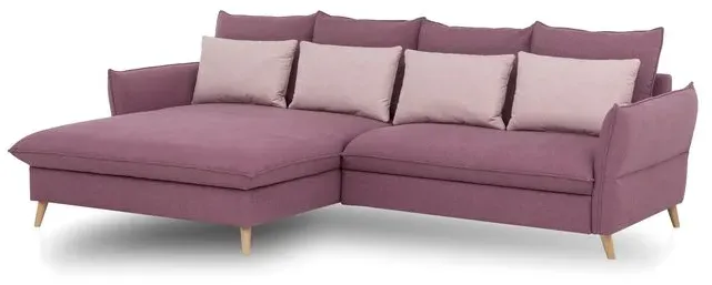 Exxpo by Gala Ecksofa Walker Stoff Wine Red