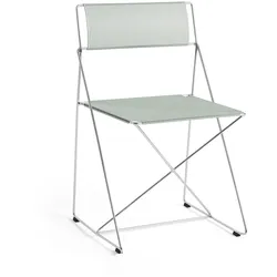 HAY - X-Line Stuhl, Indoor, verchromt / pale linden
