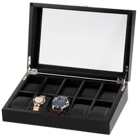 Rothenschild Uhrenbox RS-2375-10OAK für 10 Uhren schwarz
