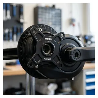 Yamaha YAMAHA Spider Samox für PW-ST schwarz, für PW-SE/TE/ST, CL54, LK104 E-Bike Akku
