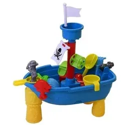 Knorrtoys 57051 - Piratenschiff, Sand- und Wassertisch, Wasserspielzeug