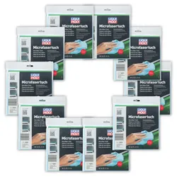 10x LIQUI MOLY 1651 Microfasertuch Poliertuch Reinigung Autowäsche Politur Glanz