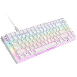 NZXT Function 2 MiniTKL, matt weiß, LEDs RGB, hot-swap, Swift Optical PURPLE, USB, DE (KB-002NW-DE)
