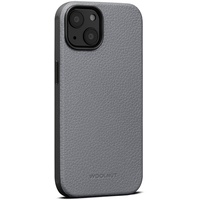 WOOLnut Leder Hülle Case für iPhone 14 Grau