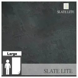 SlateLite Schieferfurnier »California Grey«, bunt, Leicht-Schiefer - grau