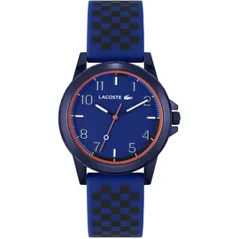 Lacoste Analog Quarzuhr Unisex mit Blaues Silikonarmband - 2020148