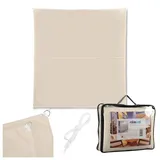 Relaxdays Sonnensegel, Polyester, Beige