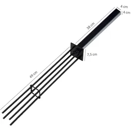 Mendler Windschutz WPC-Sichtschutz Sarthe 98 x 189 x 9 cm Grau WPC
