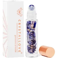 CRYSTALLOVE Flasche mit Kristallen für Öl 10ml - Lapislazuli