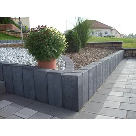 Ehl Rechteck-Palisade, Beton, Breite: 12 cm, anthrazit - grau