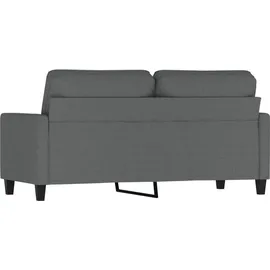 vidaXL 2-Sitzer-Sofa Dunkelgrau 140 cm Stoff