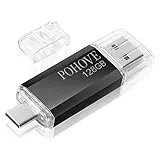 POHOVE USB C Speicherstick 128gb, Mini USB Stick 128gb 2-in-1 Type C USB 2.0 Flash Drive 128 GB Für Samsung, Huawei, Xiaomi, Oneplus, Android Handy, PC, Laptop, Tablet Usw