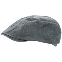 dy_mode Schiebermütze Unisex Flatcap Herren Schiebermütze Damen Kappe Schirmmütze Schiebercap grau