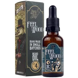 Hey Joe HEY JOE! Beard Oil No 4 Feel Wood | Natürliches und Erfrischendes Bartöl Herren mit Zedernholz- und Wacholderduft - Bartpflege für Gesunde Bärte - Bart Öl 30 ml