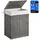 Songmics Wäschekorb 90 L, grau