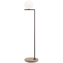 Flos - IC F1 Outdoor Anthracite (Travertino Imperiale Marble) - cm - 32 cm - 135 cm