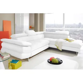 INOSIGN »Solution L-Form« mit Arm- & Kopfteilverstellung, wahlweise mit Bettfunktion