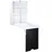 Homcom Wandtisch Klappbar 0 x 0 cm Weiß