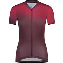 Shimano Woman's EVOLVE Avventura Short Sleeves Jersey, Matte Pink