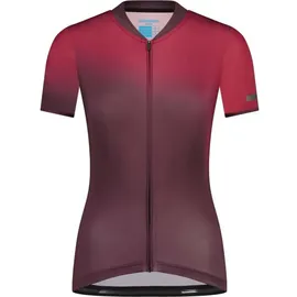 Shimano Woman's EVOLVE Avventura Short Sleeves Jersey, Matte Pink