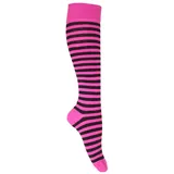 Goldschmidt Ringelstrümpfe Kniestrümpfe 2 Paar Pink/Schwarz 43-46