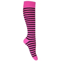 Goldschmidt Ringelstrümpfe Kniestrümpfe 2 Paar Pink/Schwarz 43-46