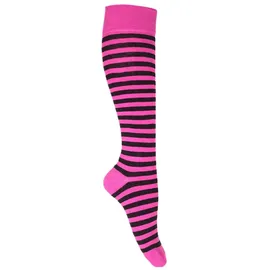 Goldschmidt Ringelstrümpfe Kniestrümpfe 2 Paar Pink/Schwarz 43-46