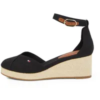 Tommy Hilfiger Keilsandalette »FLAG CLOSED TOE MID WEDGE ESPAD«