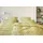 ELEGANTE Mimosa Mako-Satin Zitronengelb 155 x 220 cm + 80 x 80 cm