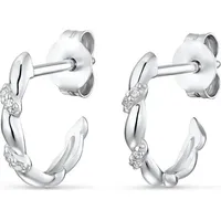 Christ Paar Ohrstecker CHRIST Damen-Ohrstecker 8 Diamant weiß