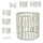 Waldin Babybett OWAL Kinderbett 7in1 mit Matratze,