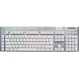 Logitech G915 X Lightspeed, weiß, LEDs RGB, GL TACTILE, USB/Bluetooth, US (920-012690)