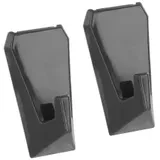 Metaltex pullCLEAN Klebehaken, 2er-Pack, dunkelgrau